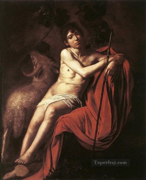  Bautista Pintura - San Juan Bautista3 Caravaggio barroco